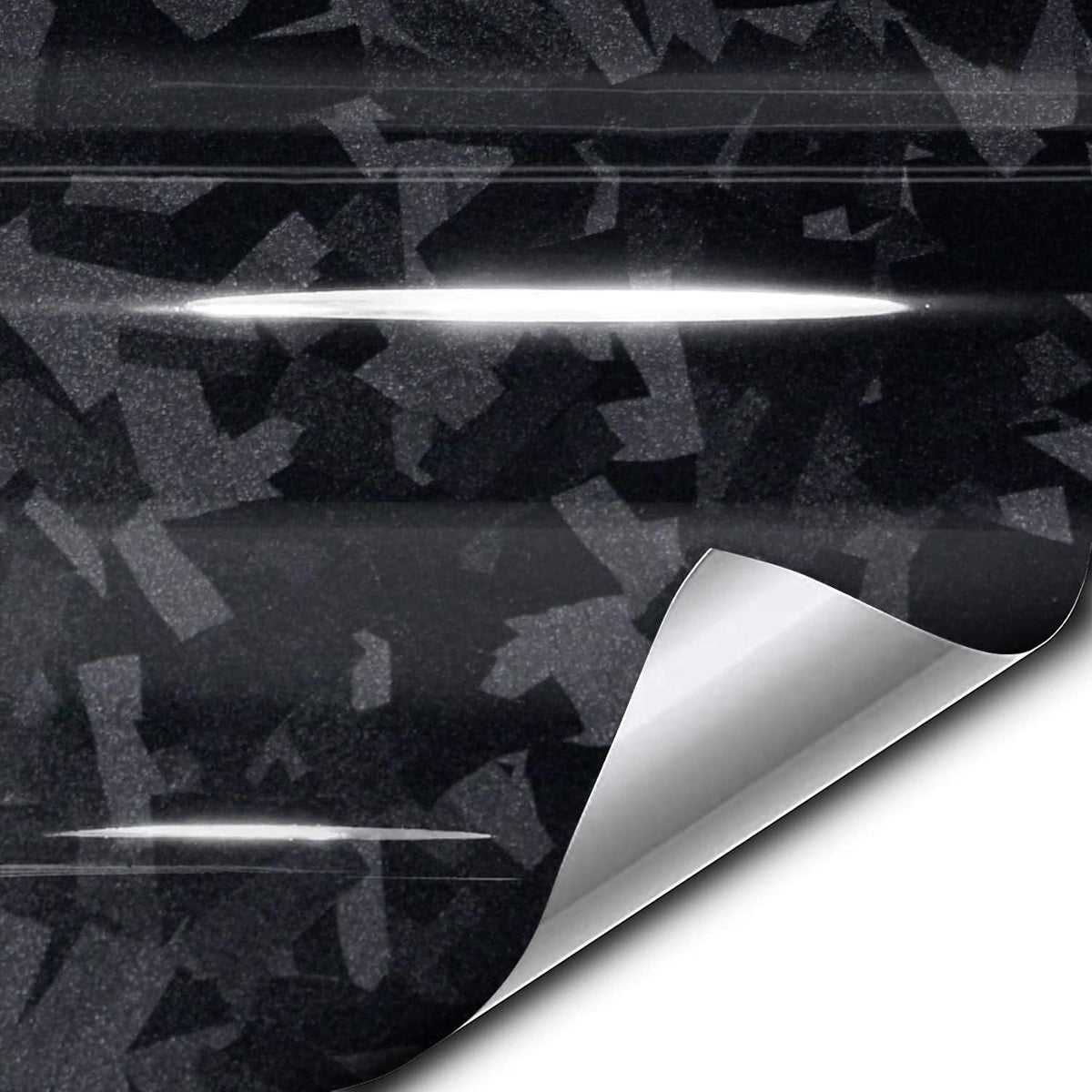 Forged Black Composite Carbon Vinyl Wrap Roll (100ft x 5ft) U505