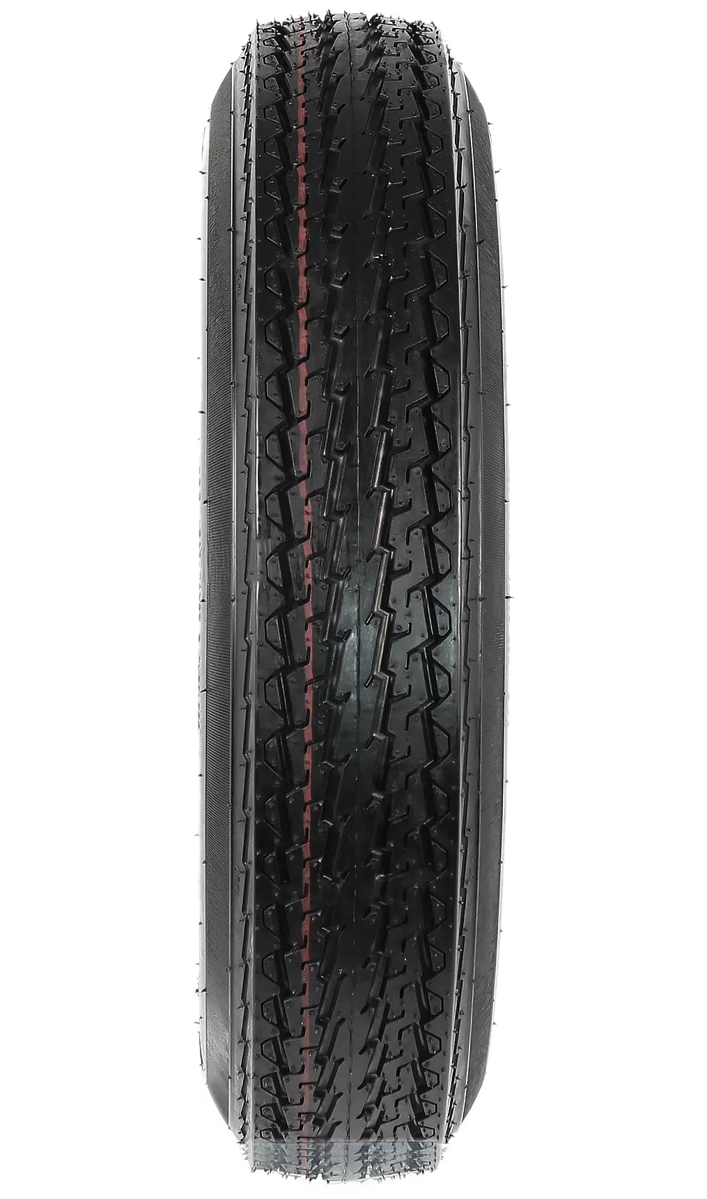 Two Trailer Tires On Rims 4.80-12 5 Lug White Spoke V152157