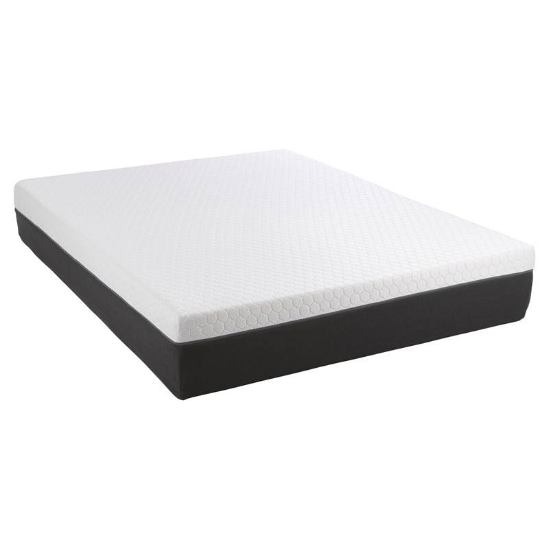 12x22 Cal King Memory Foam Mattress in White S360