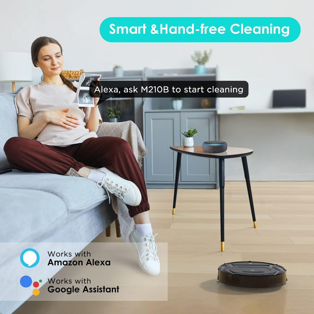 Robot Vacuum and Mop Tangle-free Suction Ultra-Thin Robotic Vacuum Cleaner B68383