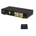 USB-C KVM Switch with Audio and USB 2.0 Hub D9278