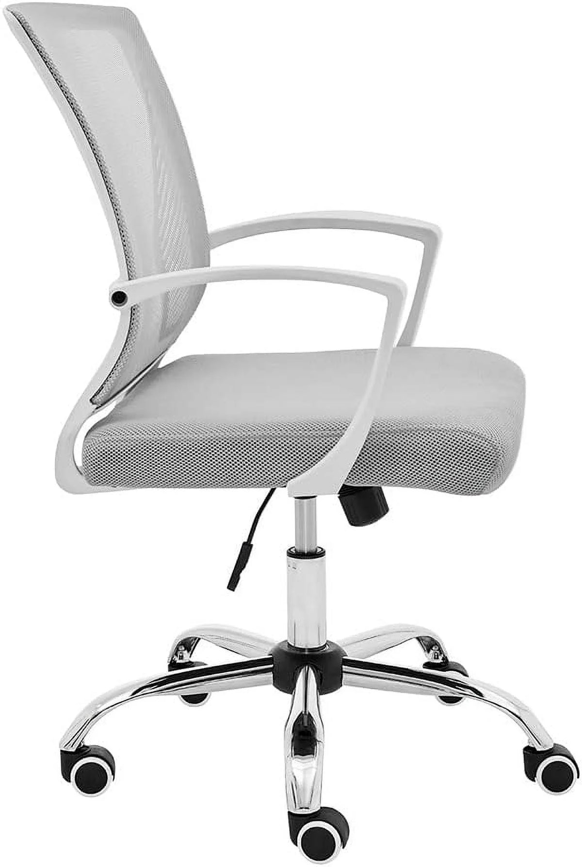White Orange Mesh Back Desk Chair E2110