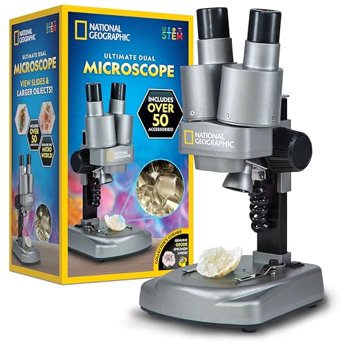 Kids Microscope 50+ pc Science Kit with Prepared Slides V4761