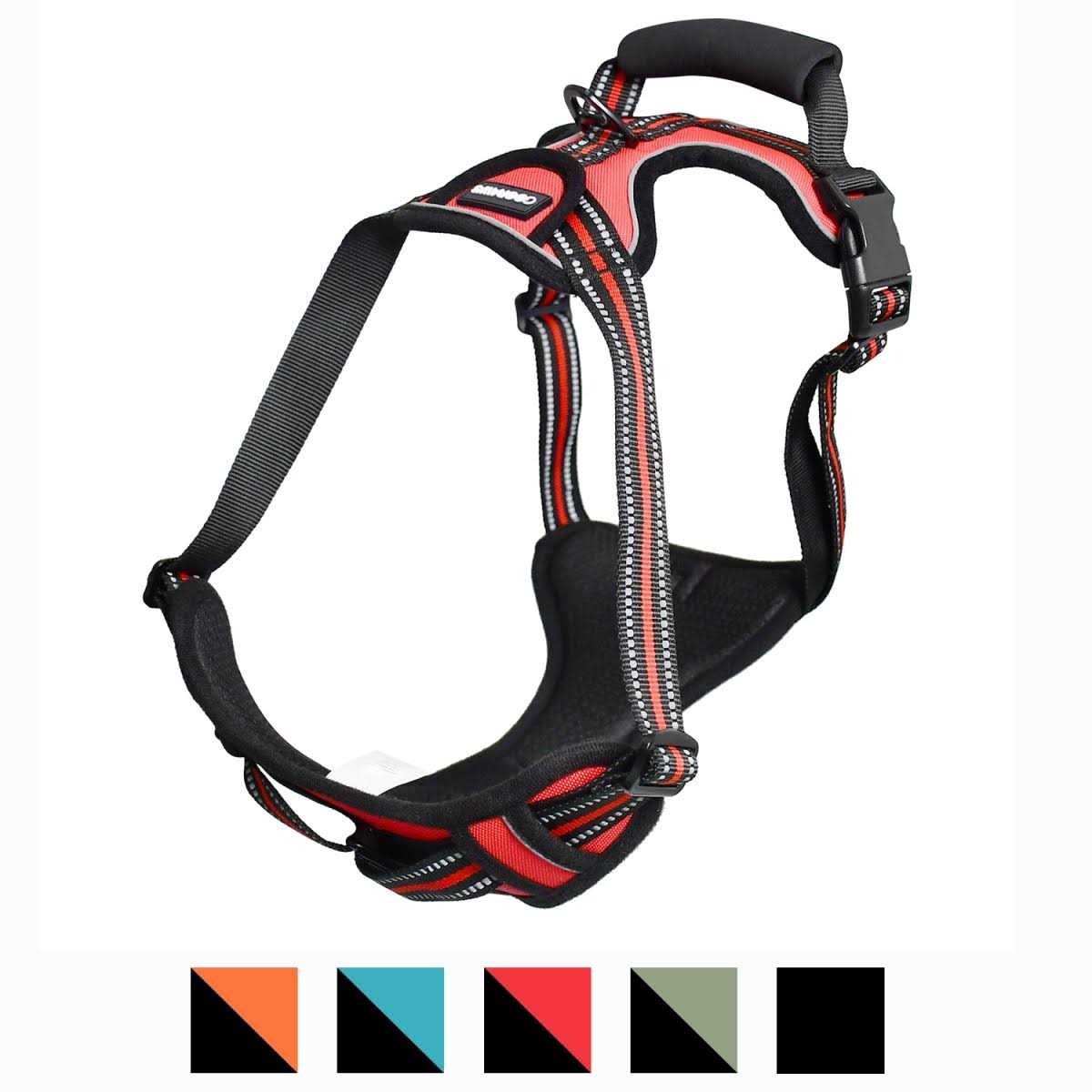 Padded Reflective Dog Harness H4632