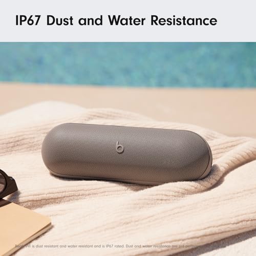 Portable Bluetooth Speaker with 24H Battery Life, Water Resistant, Champagne Gold W57249
