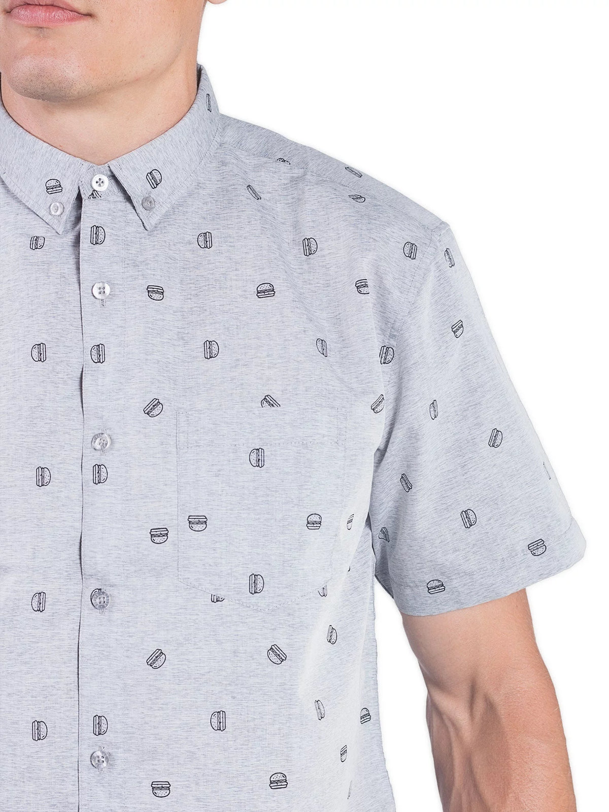Big And Tall Short Sleeve Button Shirt Z2406