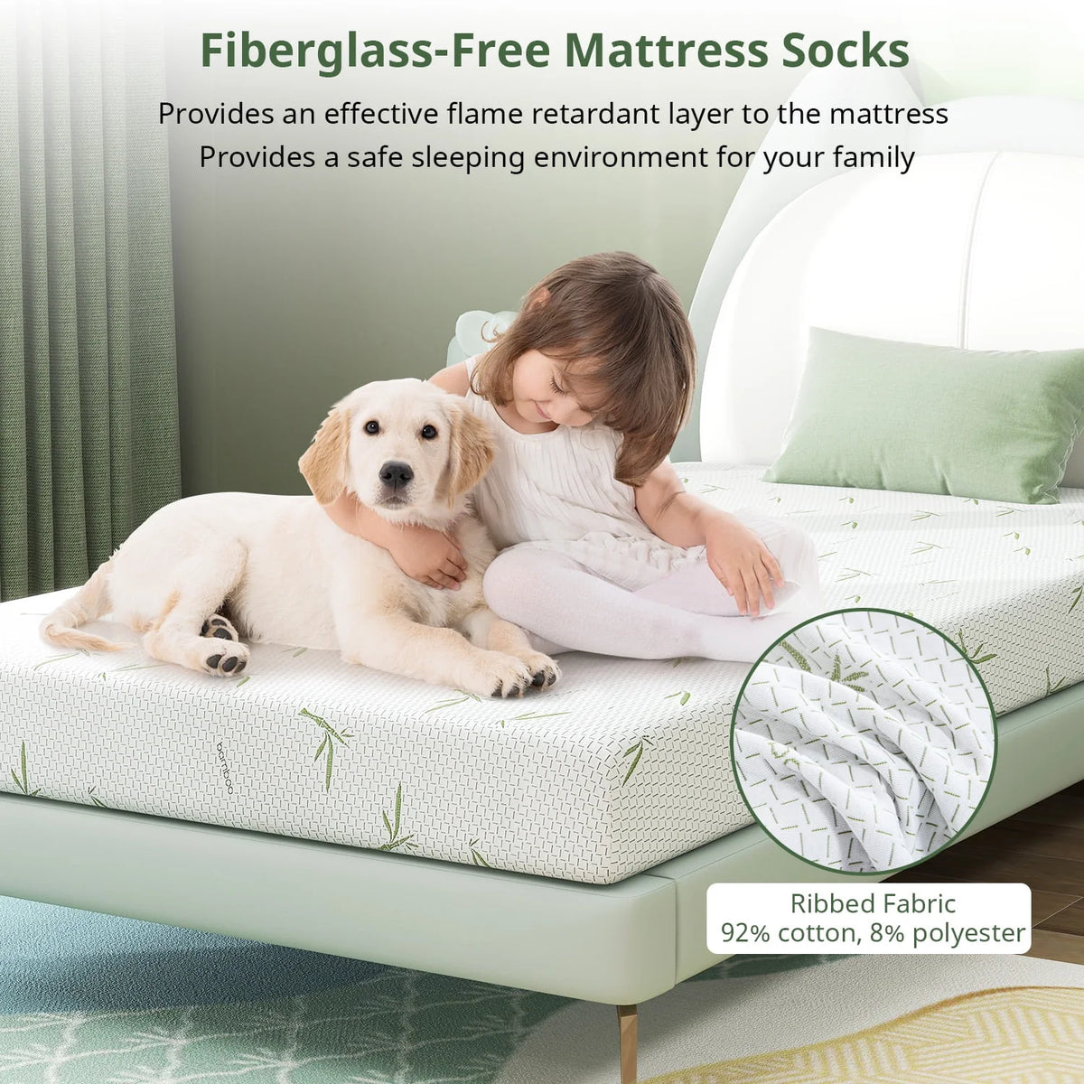 6 inch Memory Foam Twin Mattress B1041