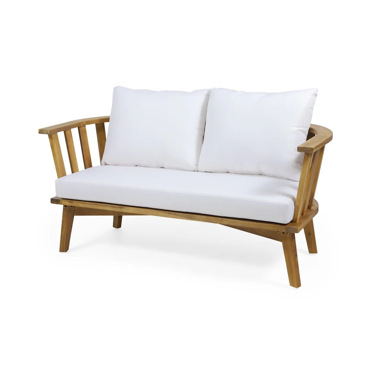 Wooden Loveseat and Coffee Table Set M563981