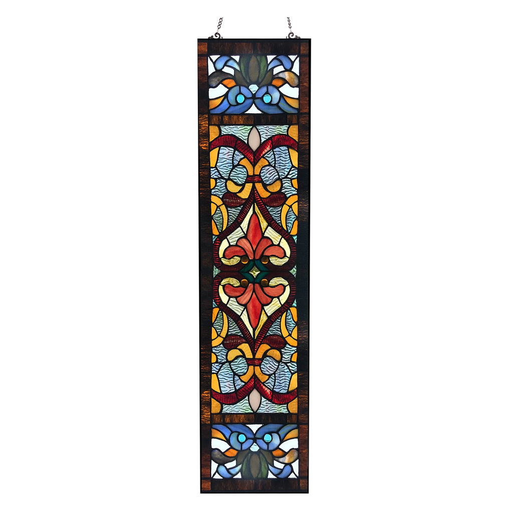 36 in. Stained Glass Window Panel X3216