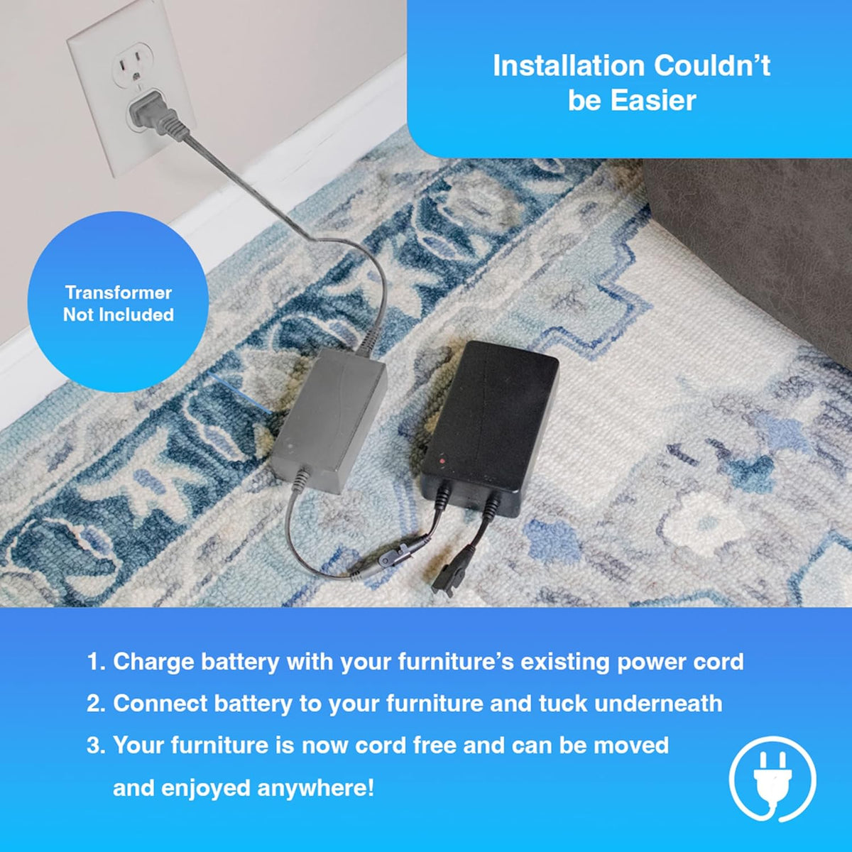 Rechargeable Battery Pack for Electric Recliners G807