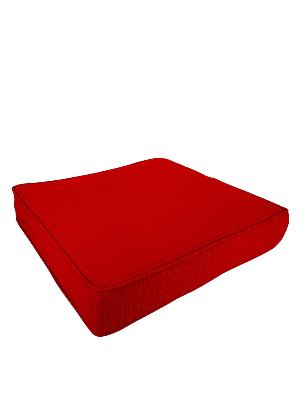 Outdoor Dining Seat Cushion Square Set of 2 Cardinal Red 17" x 17" Q8294