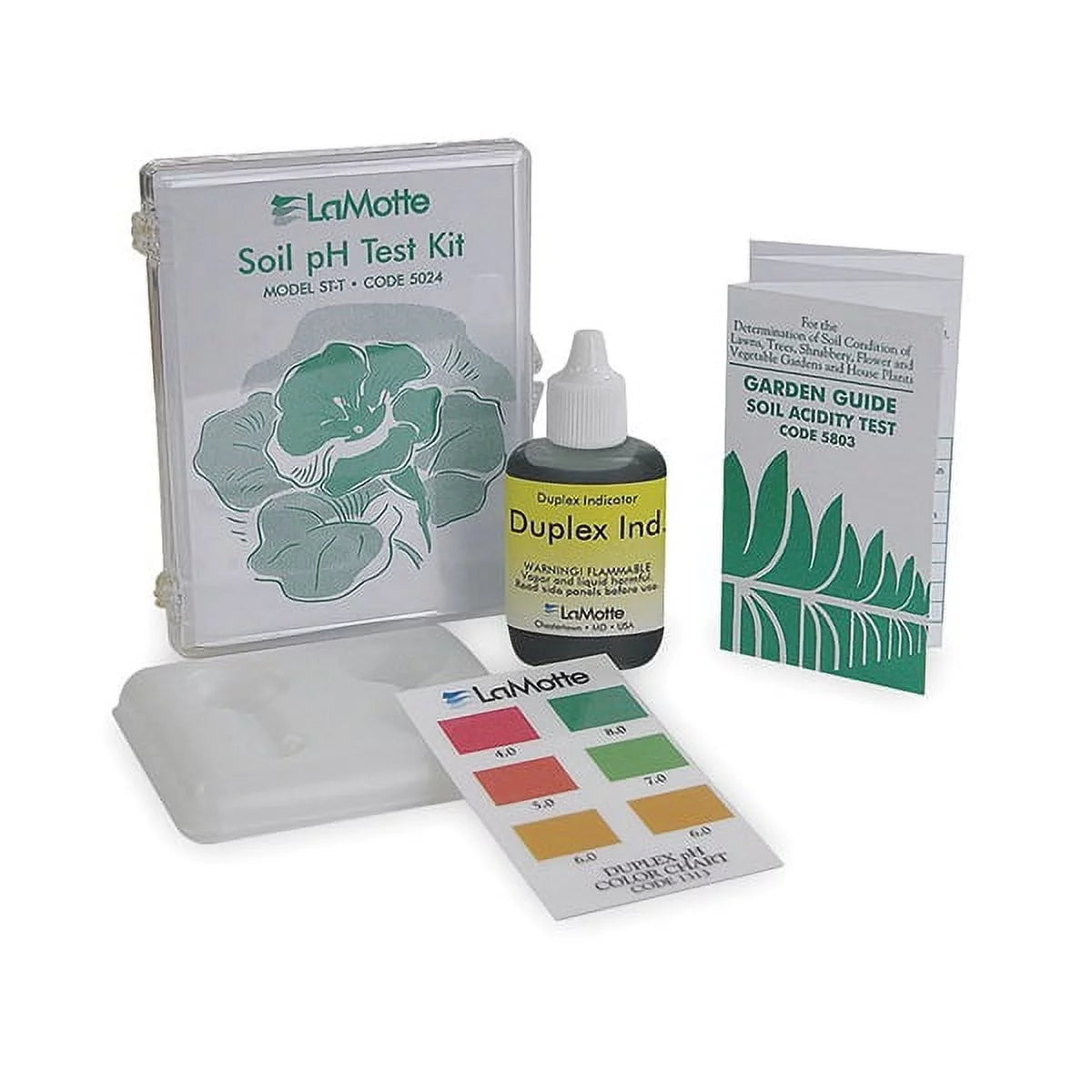 Soil pH Test Kit, pH Range 4.0 to 8.0 I572917