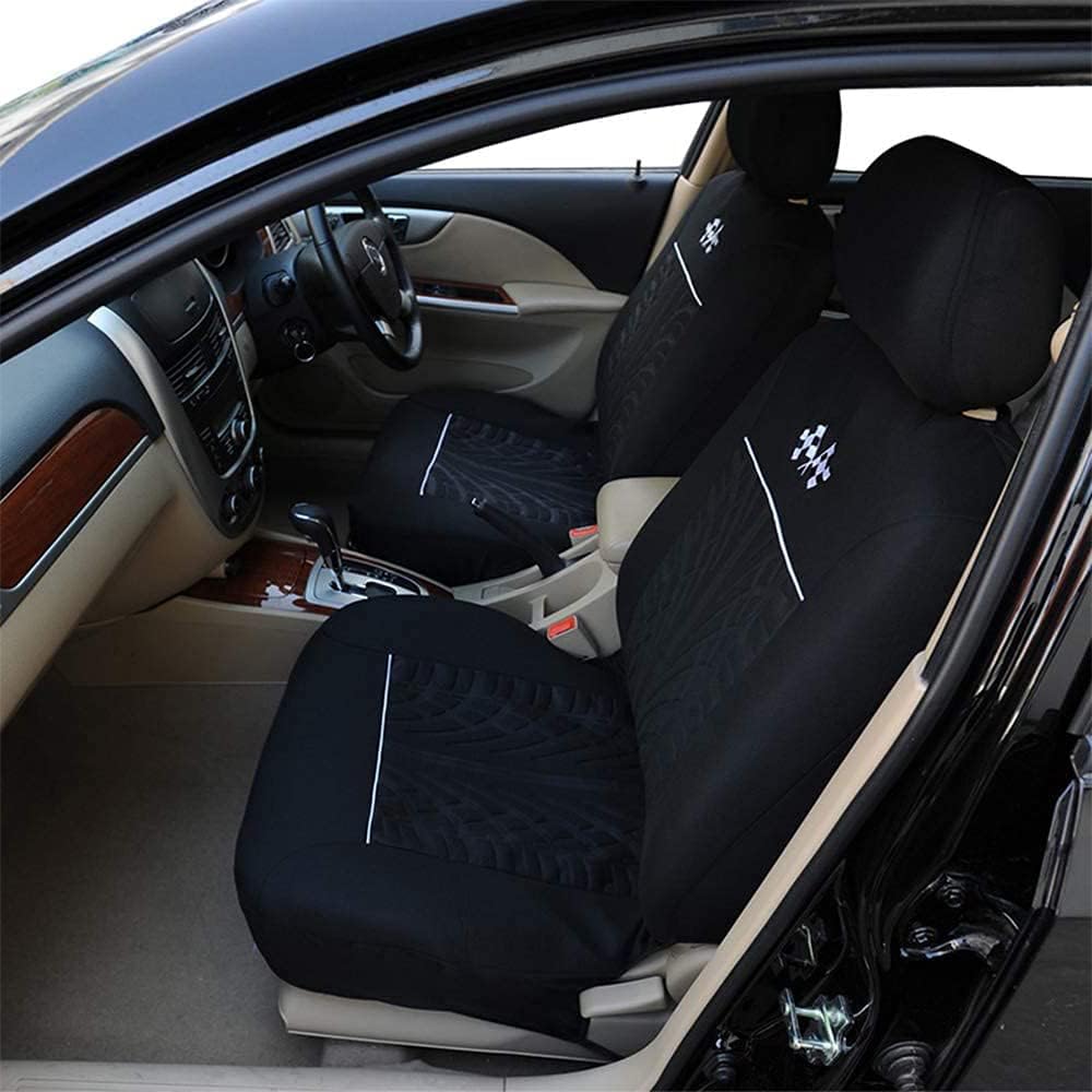 Gray 9PCS Car Seat Protectors Full Set Z4832