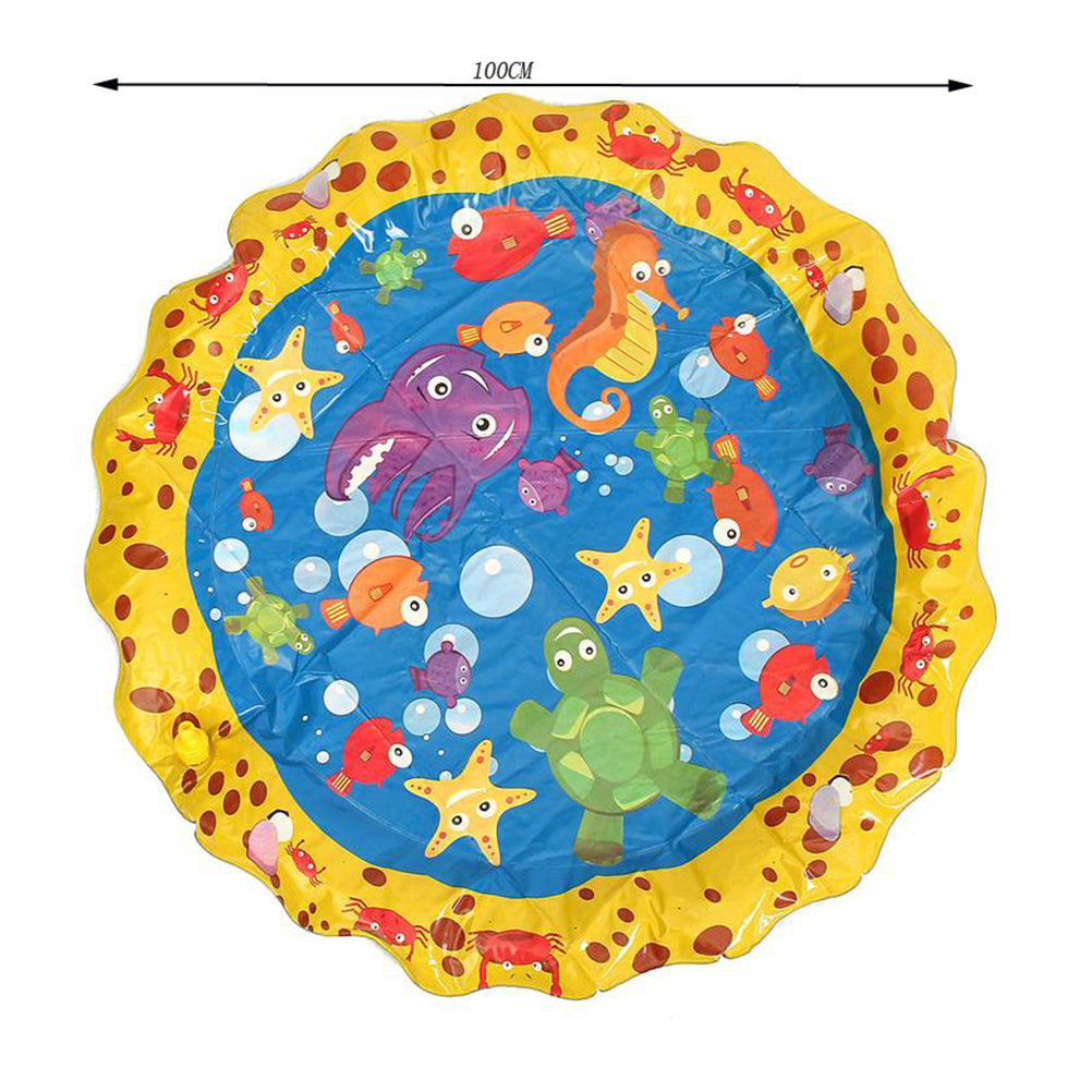Colorful PVC Water Play Mat Toy for Outdoor Pool Garden F79476