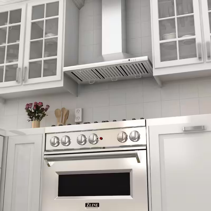 42 in. 400 CFM Convertible Wall Mount Range Hood Stainless Steel K193262