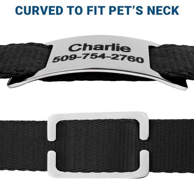 Stainless Steel Slide-On Dog & Cat Tag Q596