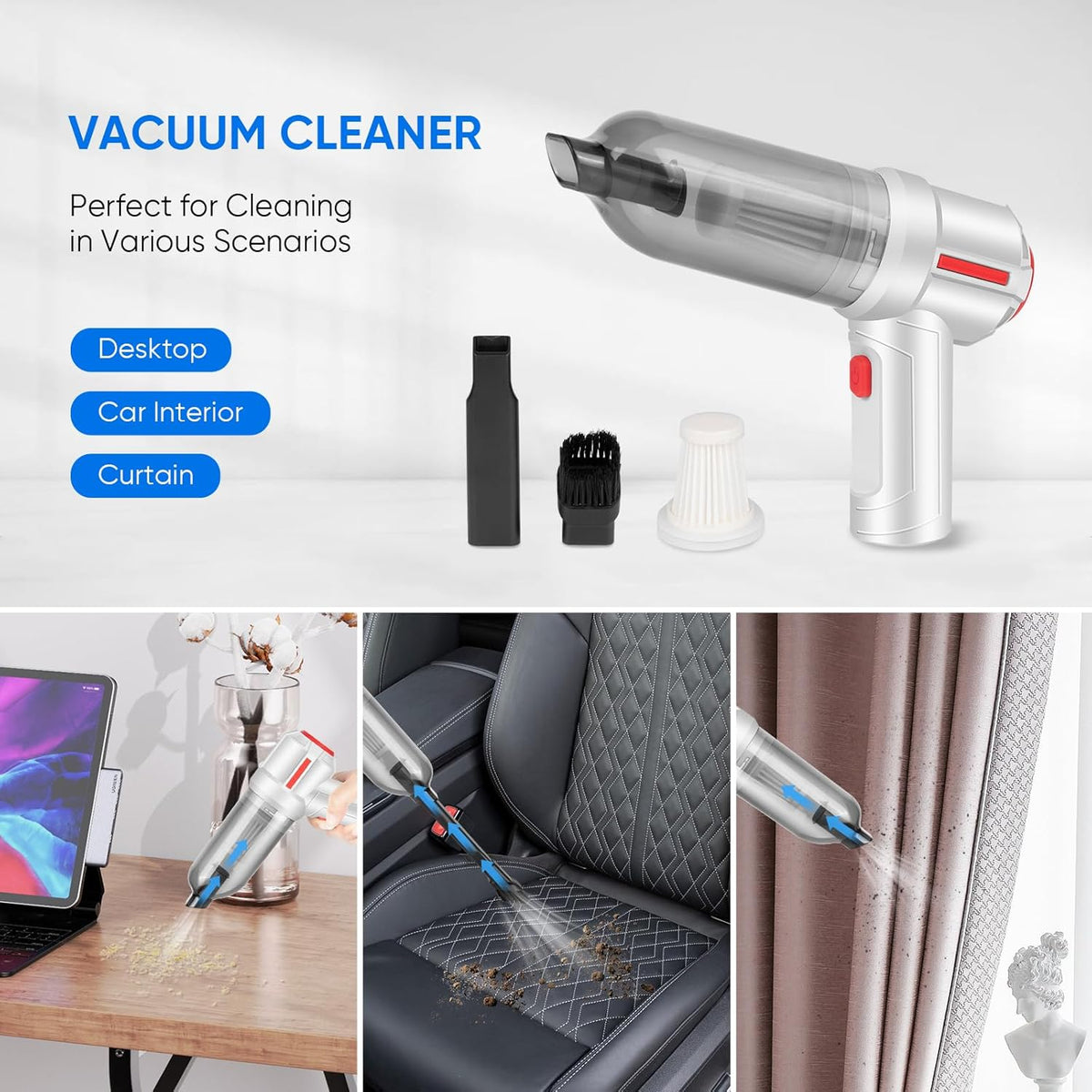 Wireless Handheld Car Vacuum Cleaner P66278