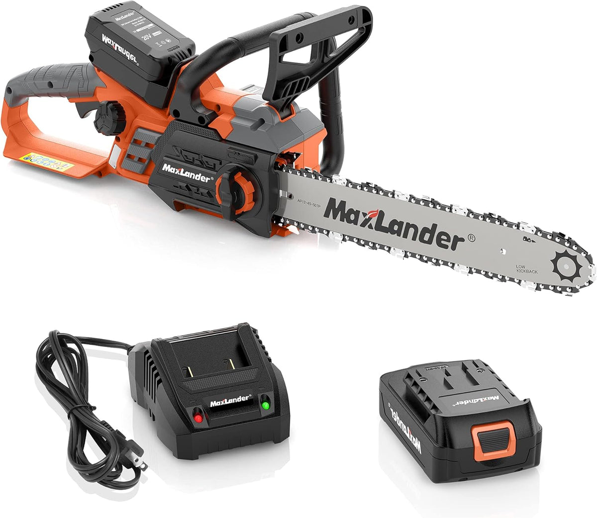 10-Inch Cordless Chainsaw with Battery and Charger N49003