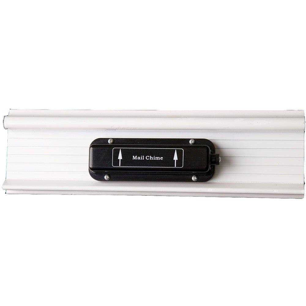 Mail Chime Mailbox Notification System with Wireless Transmitter & Audible Arrival Alert Receiver Y944