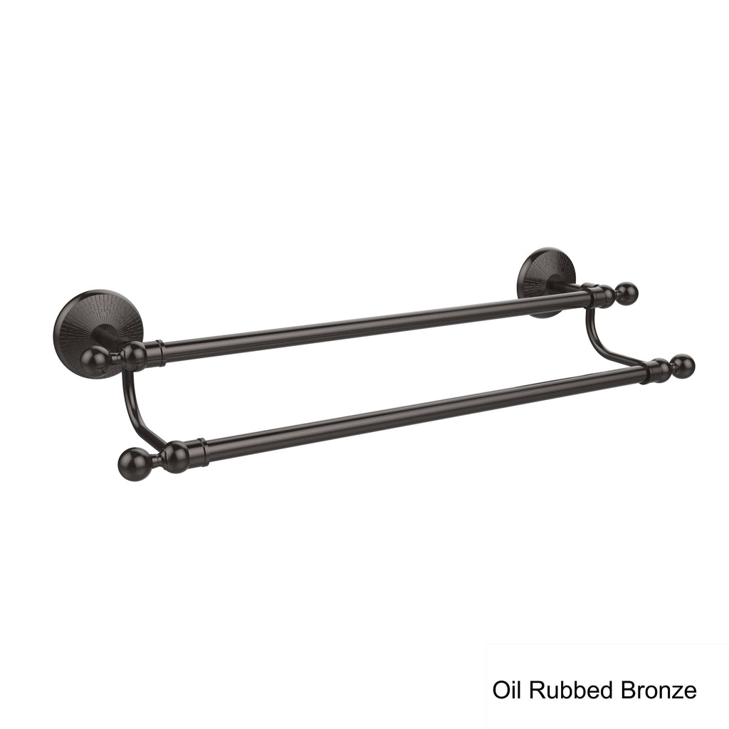 18 inch Double Towel Bar Antique Pewter A394