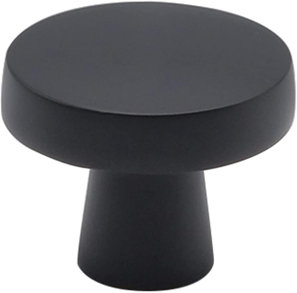 25 Pack Black Round Cabinet Knobs L476631