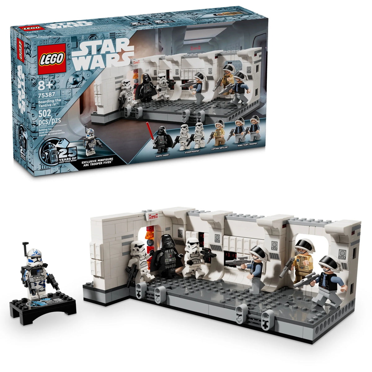 LEGO Star Wars Boarding the Tantive IV Fantasy Toy with Minifigure Clone Trooper Fives D60879