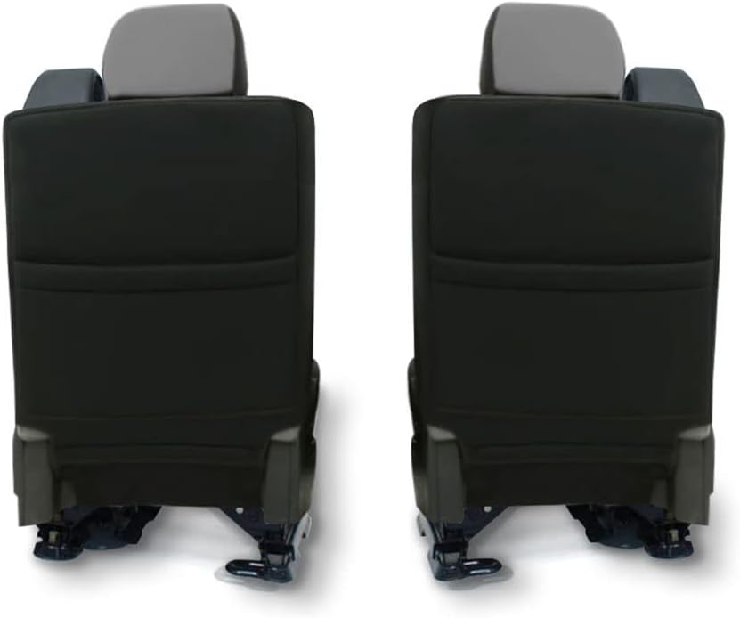 Custom Fit Neoprene Car Front Seat Covers Gray & Black E980