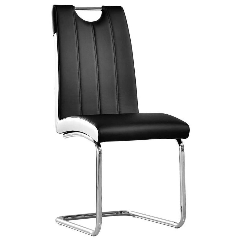 Faux Leather Dining Side Chair Set of 2 U887527