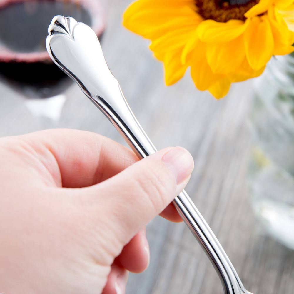 18/0 Stainless Steel Dessert Fork - 36/Case U16231