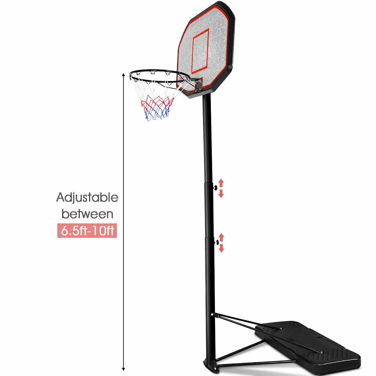 Adjustable Height Basketball Hoop System E50193