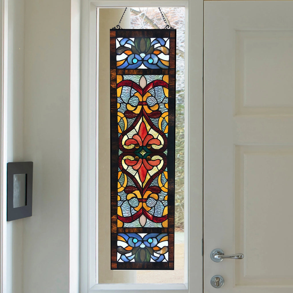 36 in. Stained Glass Window Panel X3216
