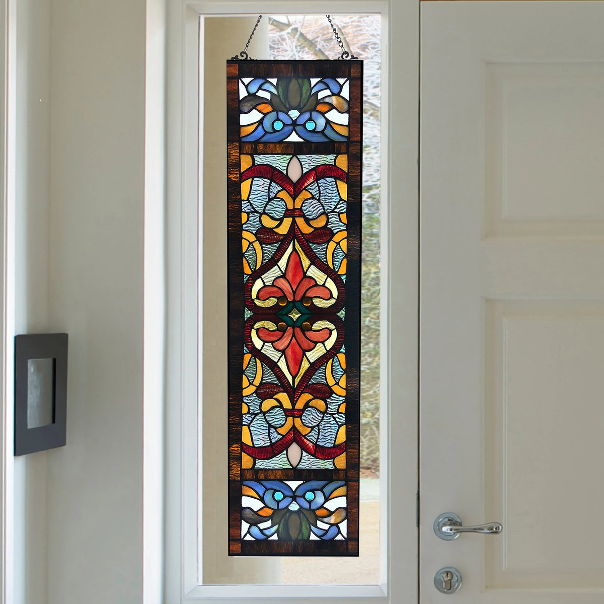 36 in. Stained Glass Window Panel X3216
