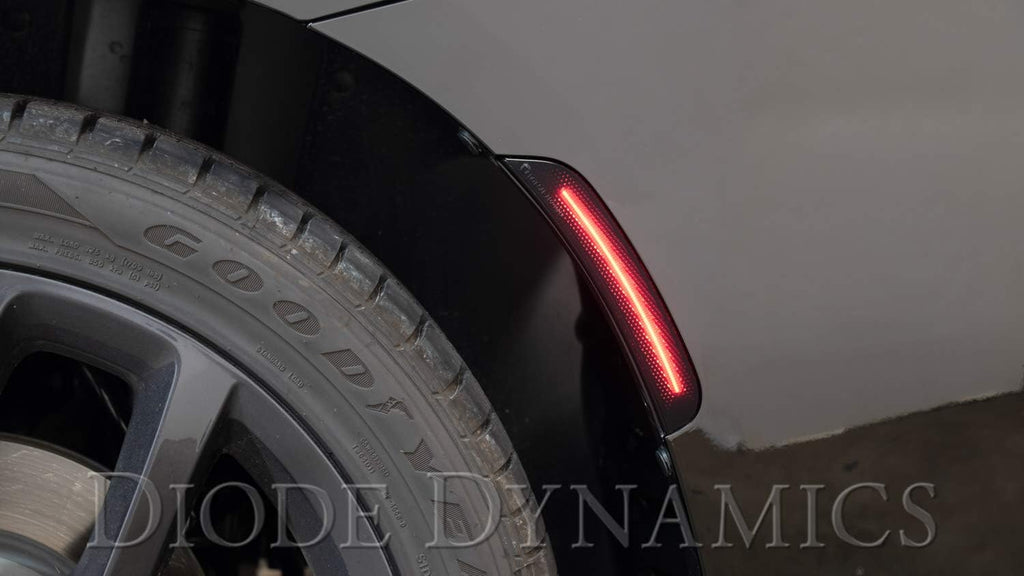 15-20 Dodge Charger LED Sidemarkers Clear Set S1528