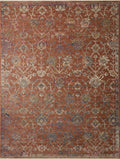 6'3 x 9' Terracotta Rug N299