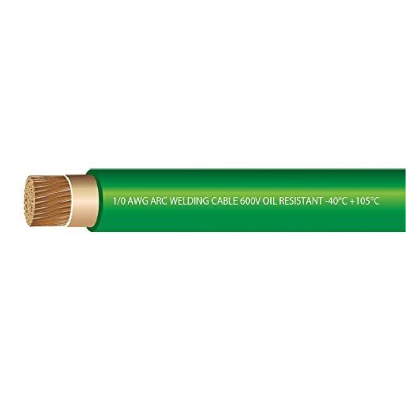 Green 25 Feet Welding Cable Q101162