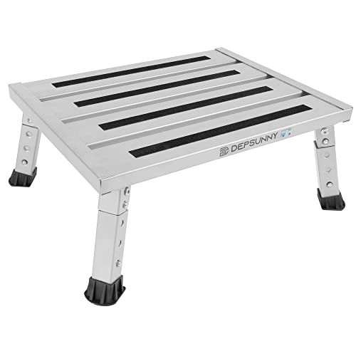 Adjustable Height Aluminum Foldable RV Step S873499