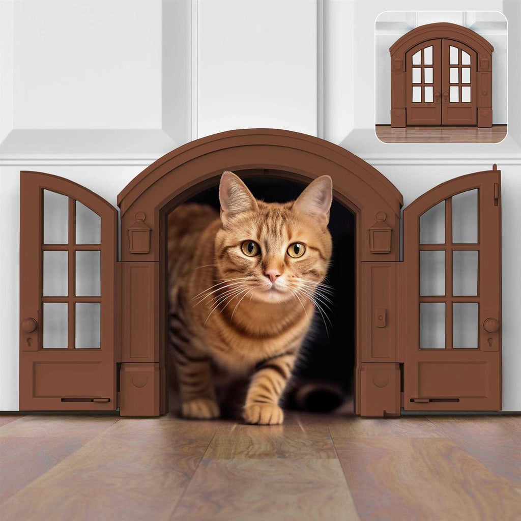 Cat Door Interior Door for Cats Up to 20 lbs I5282