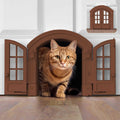 Cat Door Interior Door for Cats Up to 20 lbs I5282