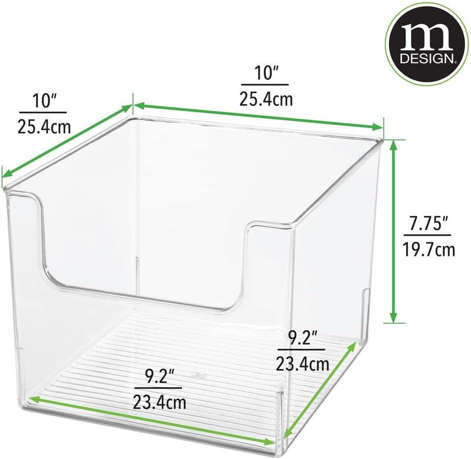 Clear Plastic Storage Organizer Bin 8 Pack K272324