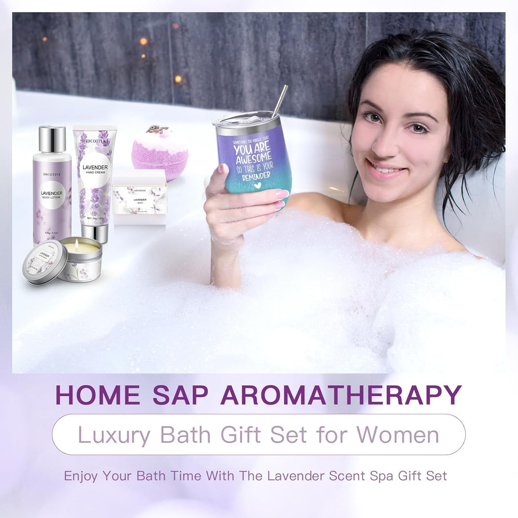 Purple Bubble Bath and Body Gifts Set S2145