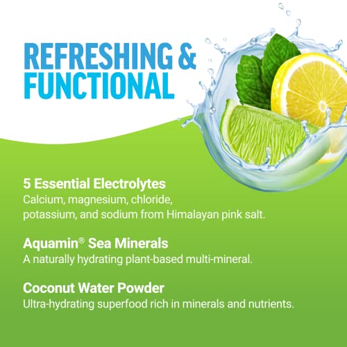 Lemon-Lime Electrolyte Powder, 20 Stick Packs Z64278