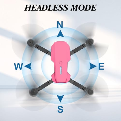 Mini Drone with Camera 1080P, Foldable, 2 Batteries, Black R37556