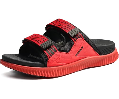 Mens Orthotic Sandals Athletic Recovery Sport Slides Adjustable Strap Open Toe Walking Sandals H53506
