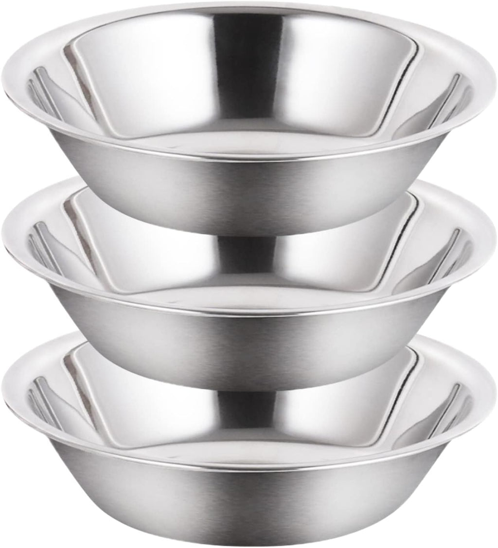 3 Quart Set of 3 Stainless Steel Mixing Bowl V43835