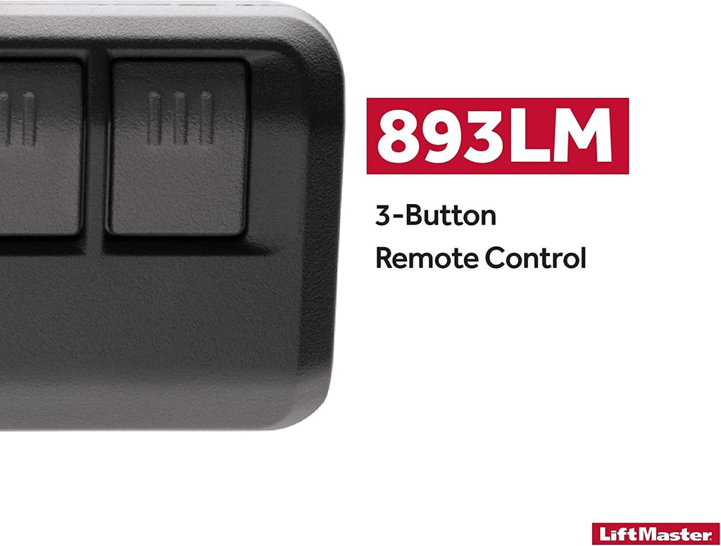 Dark Gray 3-Button Garage Door Opener Remote Control C32483