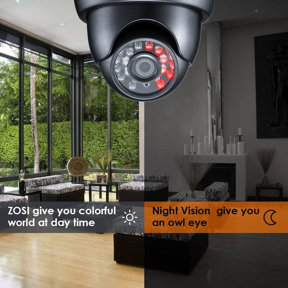 4 Pack 1/3 1000TVL 960H Security Surveillance CCTV Camera Kit K875037