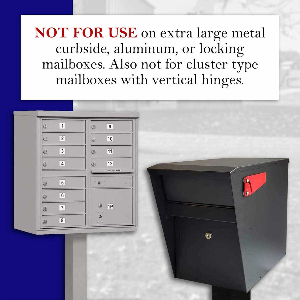 Mail Chime Mailbox Notification System with Wireless Transmitter & Audible Arrival Alert Receiver Y944
