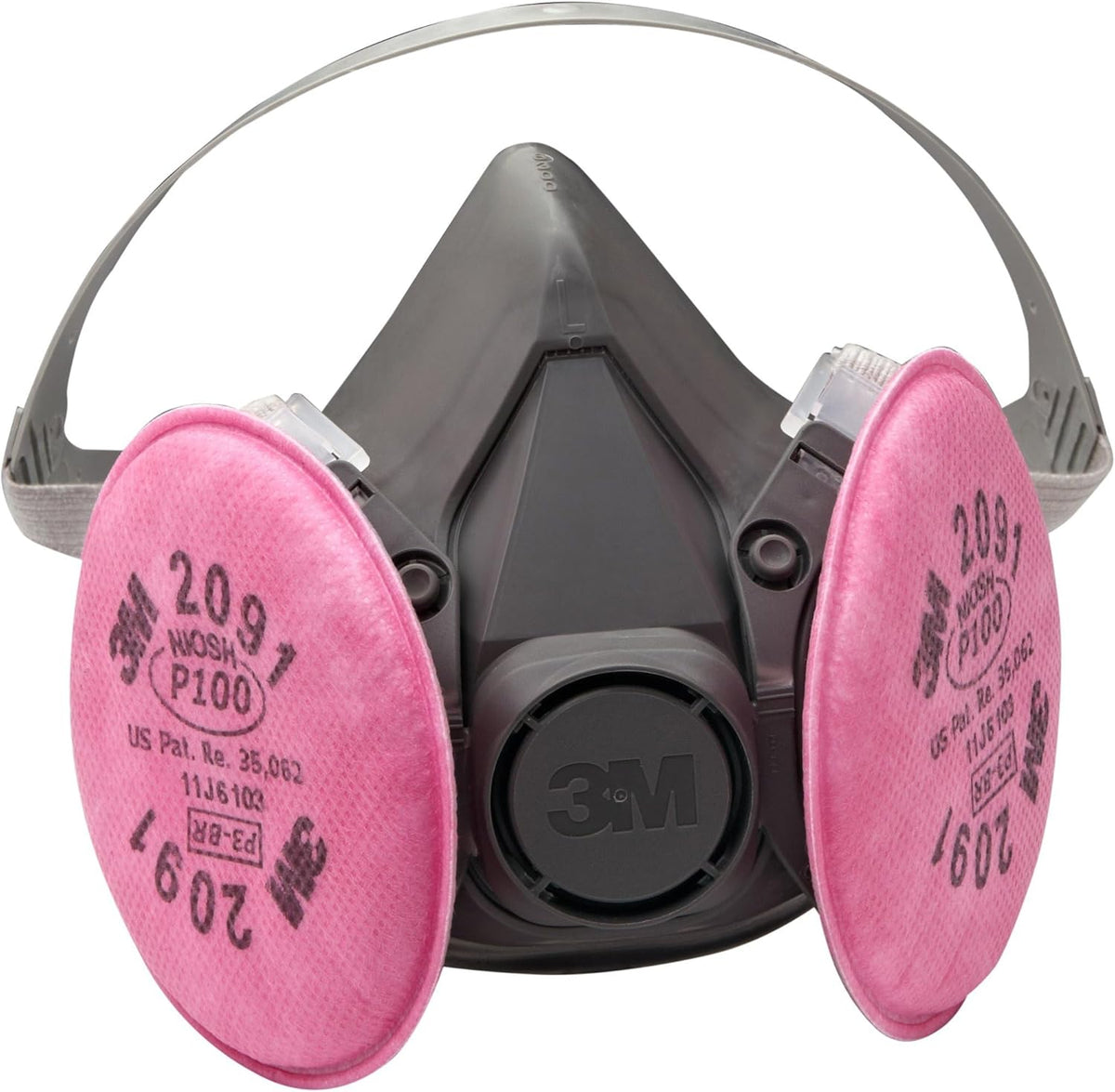 Large P100 Half Facepiece Reusable Respirator Assembly P433
