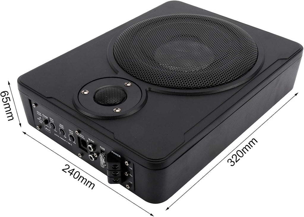 600w Car/Truck Audio Slim Under-Seat Powered Subwoofer I310122