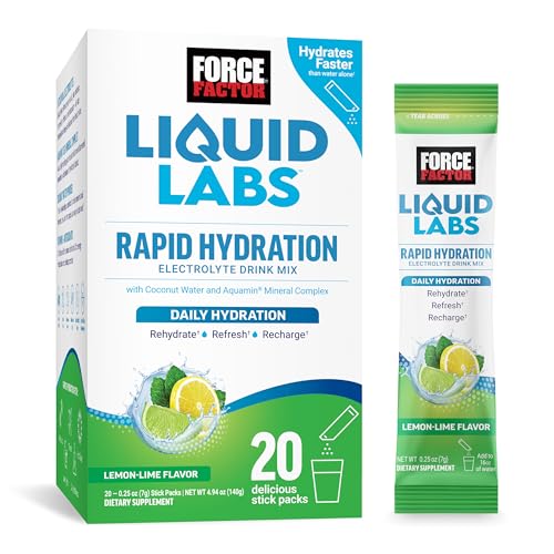 Lemon-Lime Electrolyte Powder, 20 Stick Packs Z64278